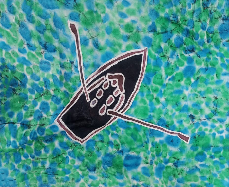 Boat In Batik by Anwar Husen Khatri Thumbnail