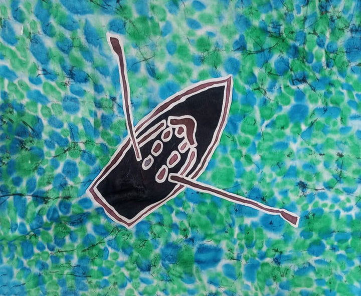 Boat In Batik by Anwar Husen Khatri Thumbnail