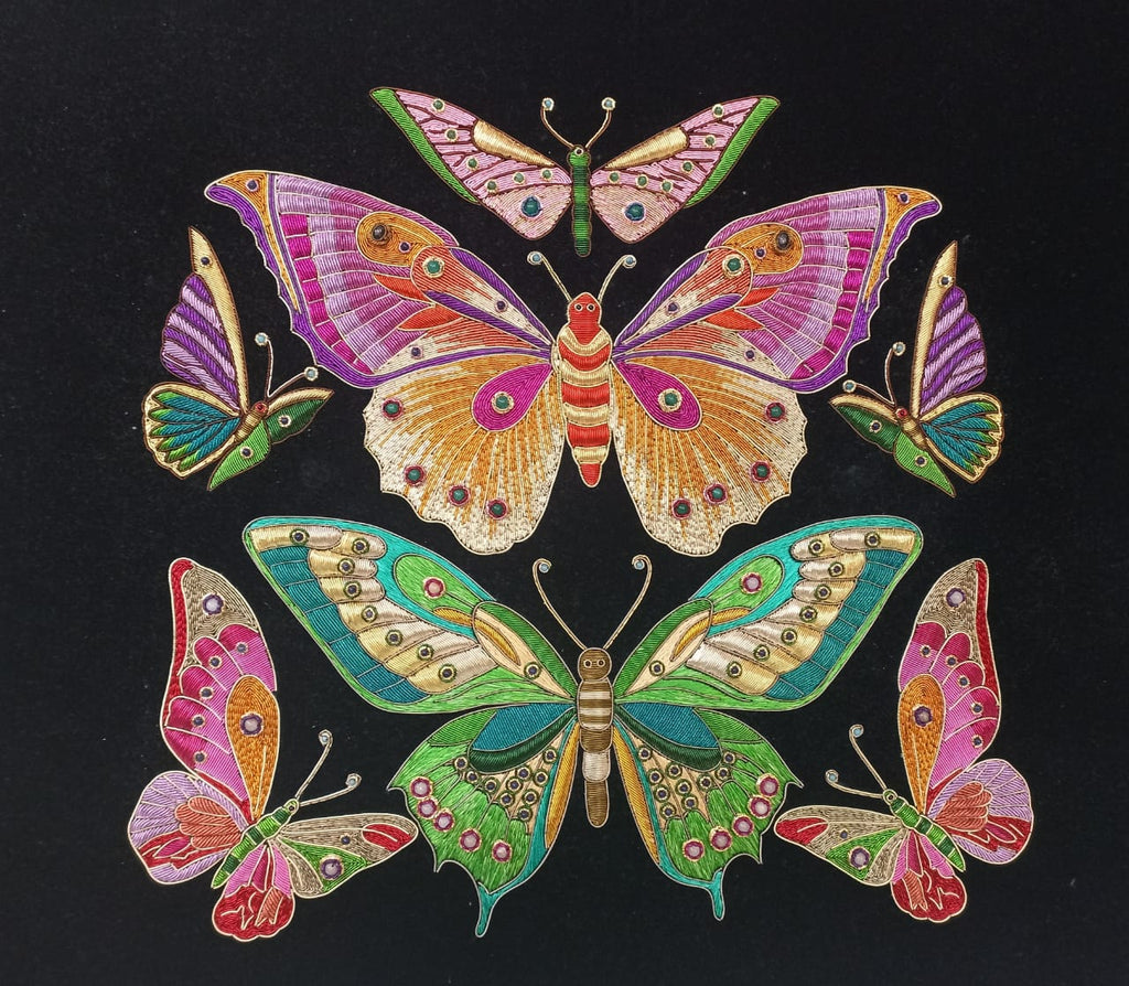 Butterfly Kaleidoscope in Zardozi by Md. Bilal Thumbnail
