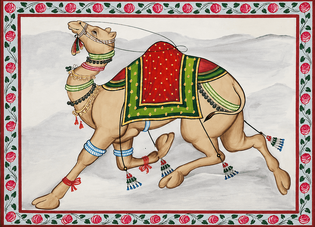 Camel in Pichwai by Jayesh Sharma Thumbnail