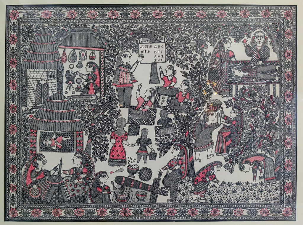 Celebrating women in Madhubani by Ambika Devi Thumbnail