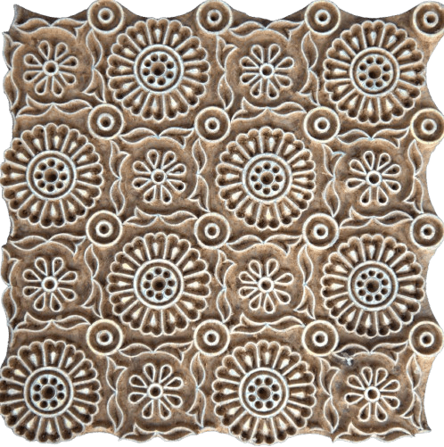 Circular Floral patterns in Wooden Kalamkari Blocks by K. Gangadhar Thumbnail