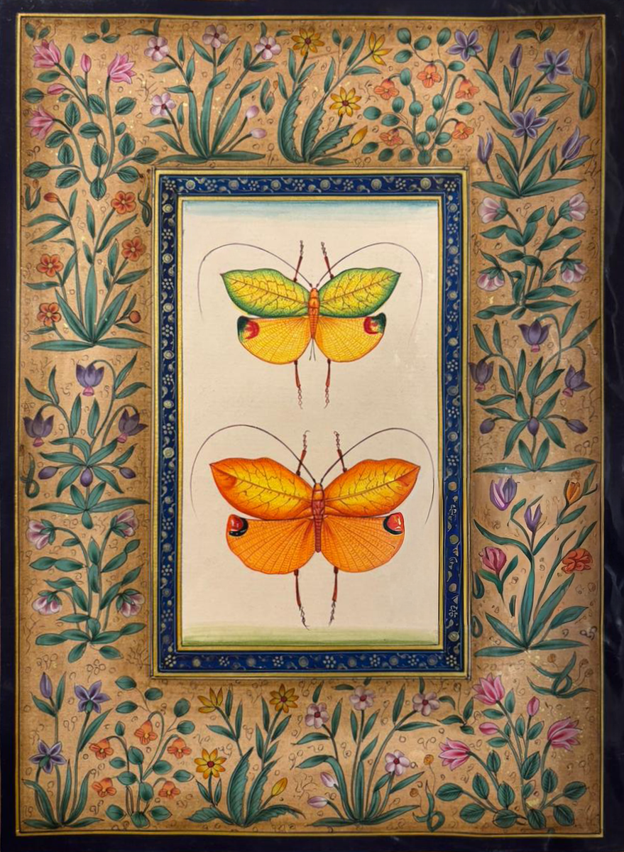 Companions of the Bloom in Mughal Miniature by Mohan Prajapati Thumbnail