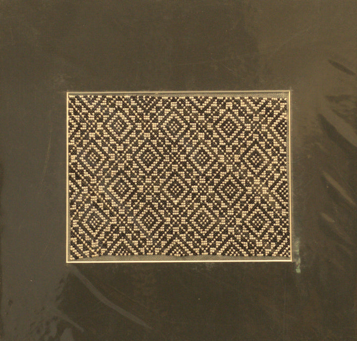 Cream and Brown Diamond Mosaic in Jat Garaasiya Embroidery Thumbnail