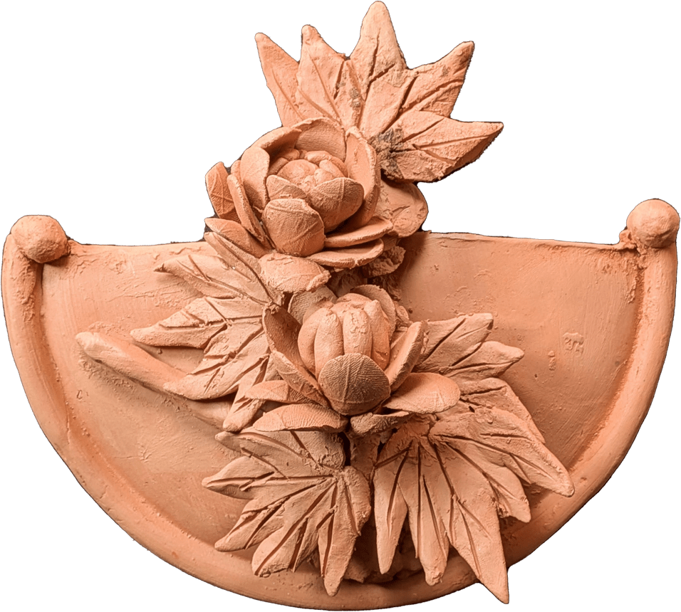 Crescent Garden in Terracotta by Dolon Kundu Thumbnail