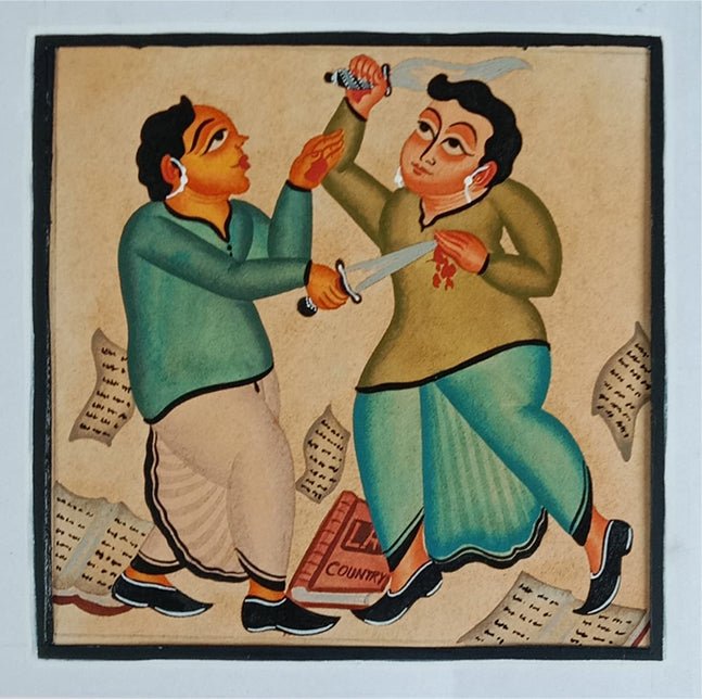 Crime In Riots in Kalighat by Bapi Chitrakar Thumbnail
