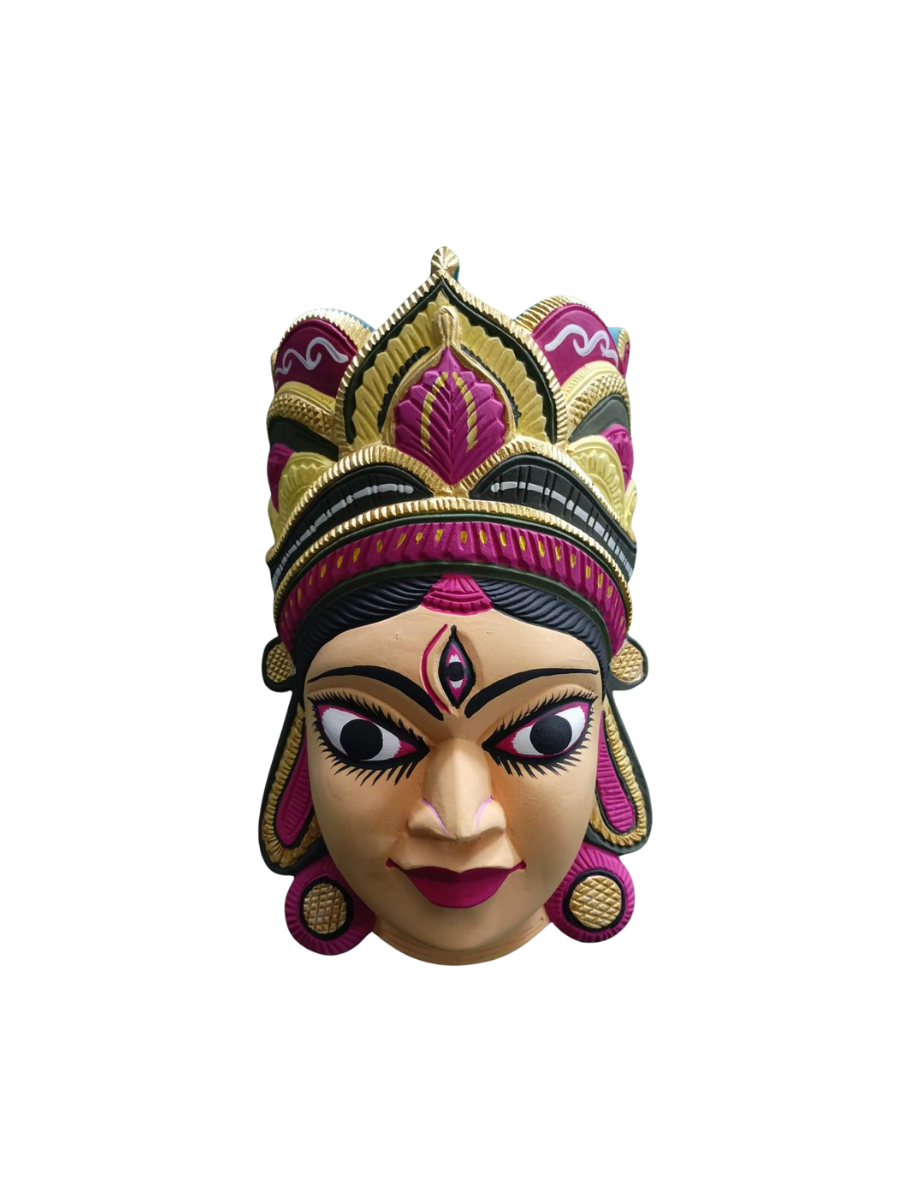 Durga Maa: The Warrior Goddess in Gomira Mask by Kalyan Chandra Sarkar Thumbnail