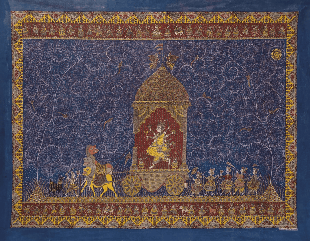 Durga Mata: The Warrior Goddess in Mata ni Pachedi by Vasant Manubhai Chittara Thumbnail
