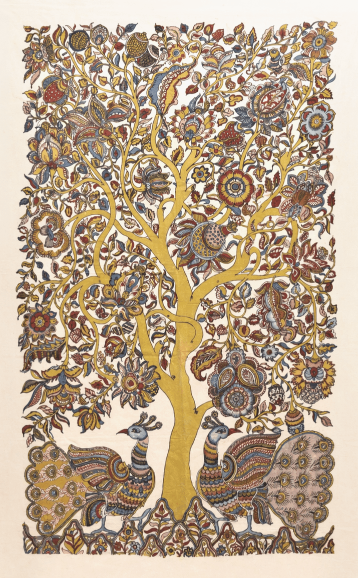 Eternal Bloom: Tree of life in Kalamkari by Ghanshyam Sarode Thumbnail