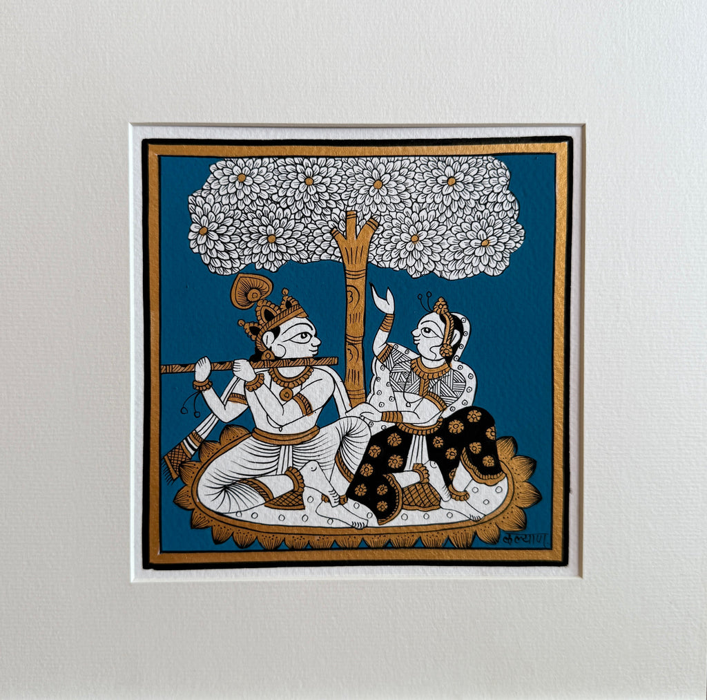 Eternal Love: A Phad Painting by Kalyan Joshi Thumbnail