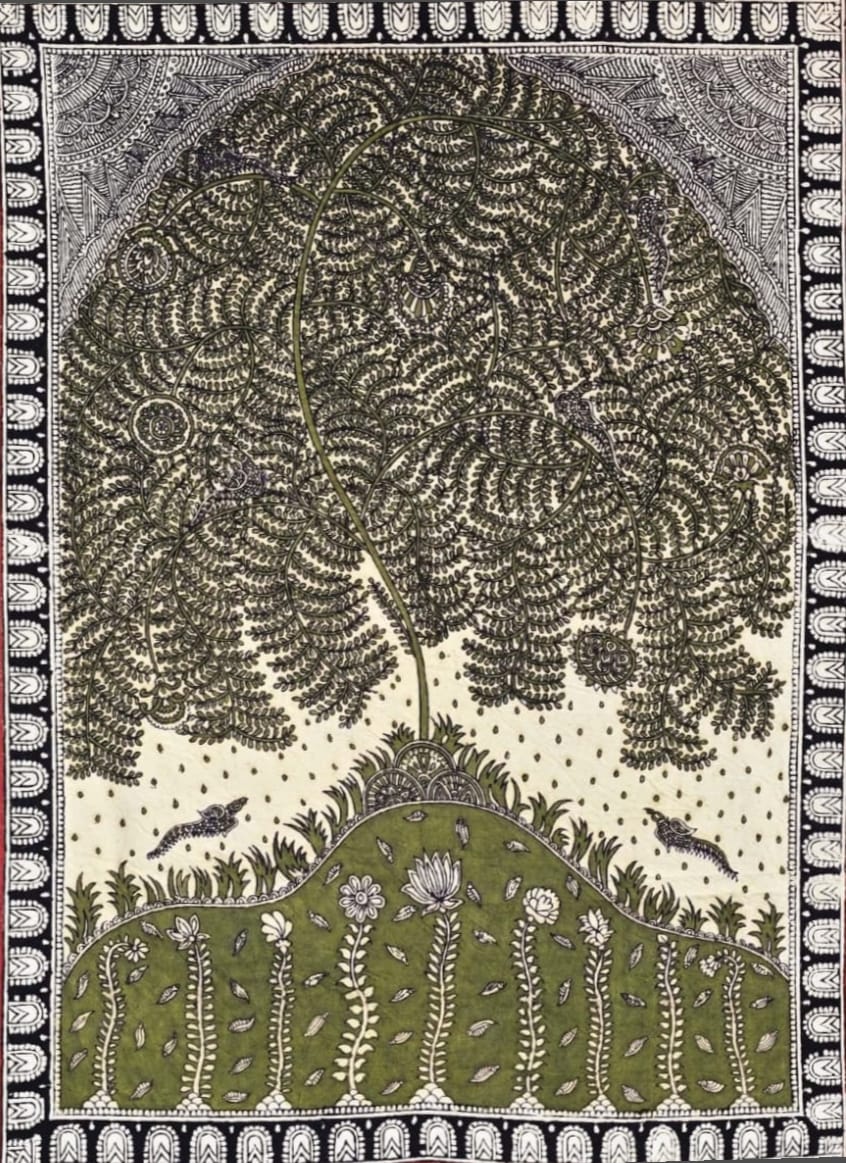 Eternal Roots: Tree of Life in Mata Ni Pachedi By Vasant Manubhai Chitara Thumbnail
