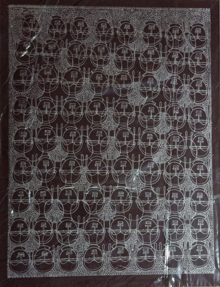 Faces of Buddha in Surpur Inspired Art by Krishna Prakash Thumbnail