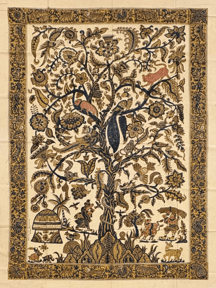 Flora and Fauna in Machlipatnam Kalamkari by Varun Kumar Pitchuka Thumbnail