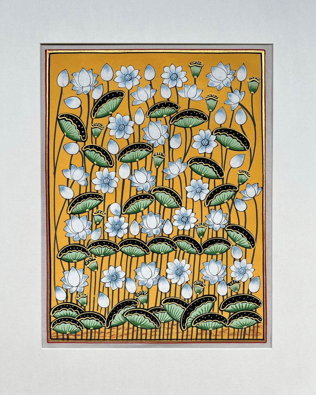 Floral bliss in Pichwai by Naveen Soni Thumbnail