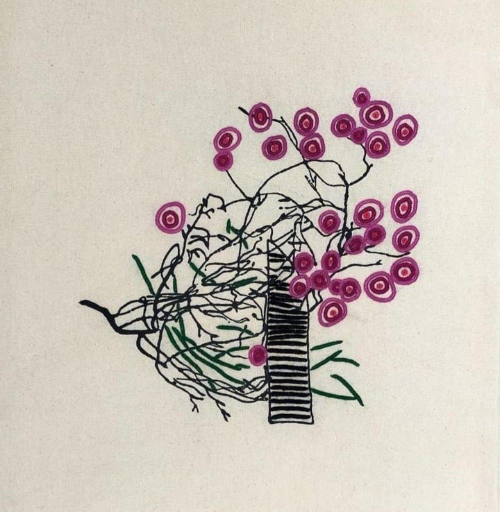 Floral Entanglement in Sodha Pakko Embroidery by Shrujan Thumbnail