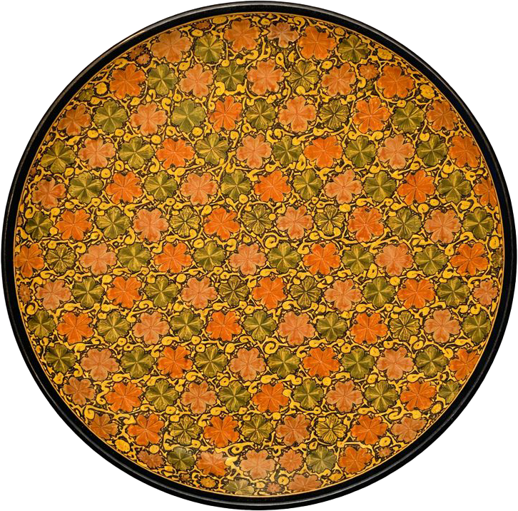 Floral in Kashmiri Paper Mache by Riyaz Khan Thumbnail
