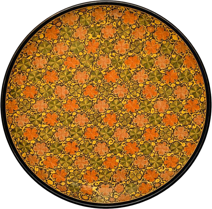 Floral in Kashmiri Paper Mache by Riyaz Khan Thumbnail