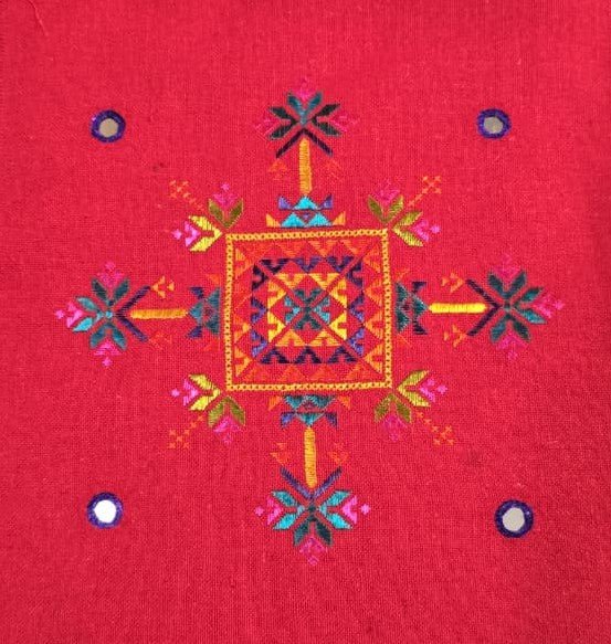 Floral Motif in Soof Embroidery by Daya Ben Thumbnail