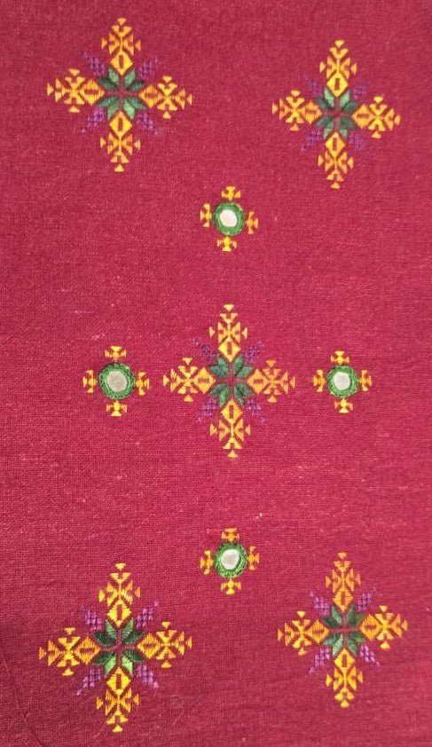Flowers in Soof Embroidery by Daya Ben Thumbnail