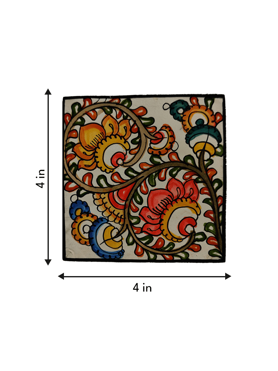 Foral Blossoms in Tholu Coaster by Sindhe Siva Thumbnail