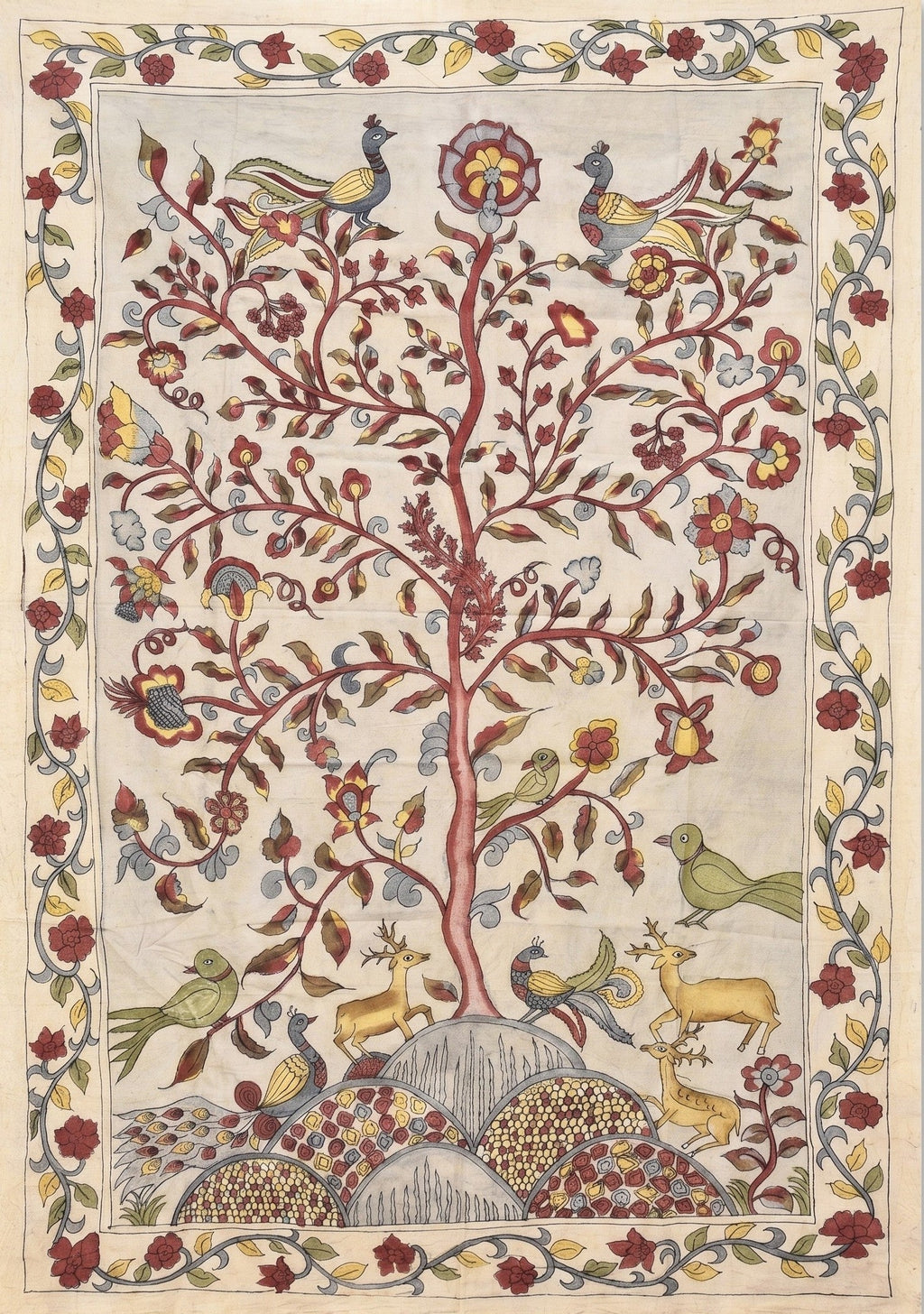 Forest Scene in Kalamkari by Ghanshyam Sarode Thumbnail