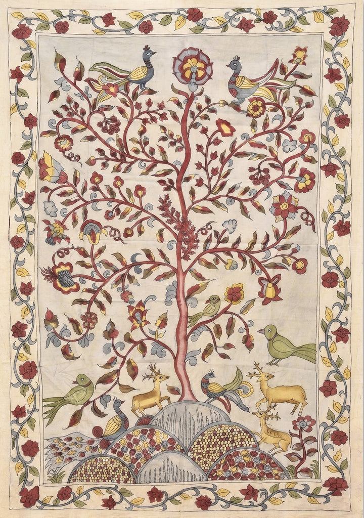 Forest Scene in Kalamkari by Ghanshyam Sarode Thumbnail