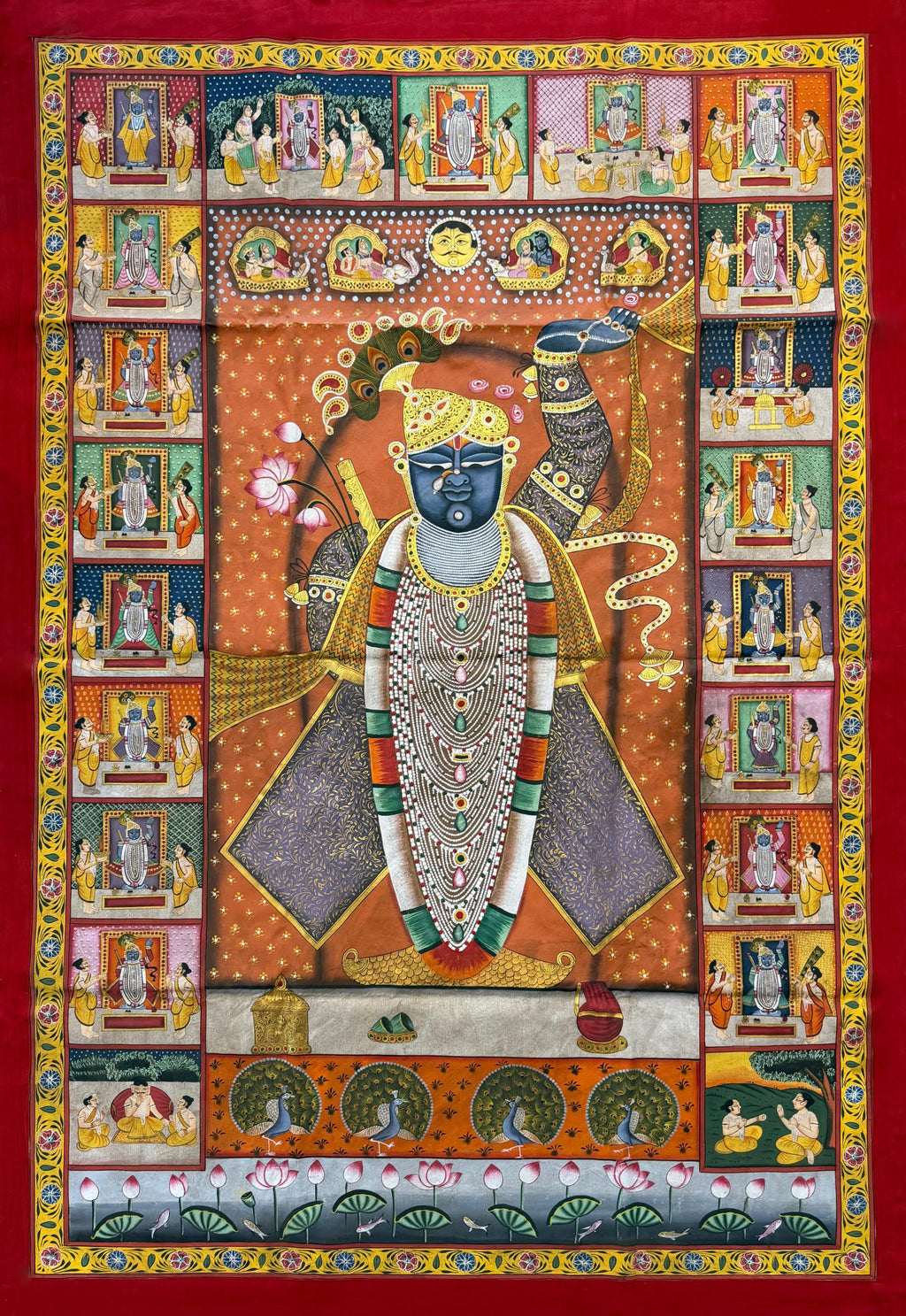 Forms of Shrinathji in Pichwai by Naveen Soni Thumbnail