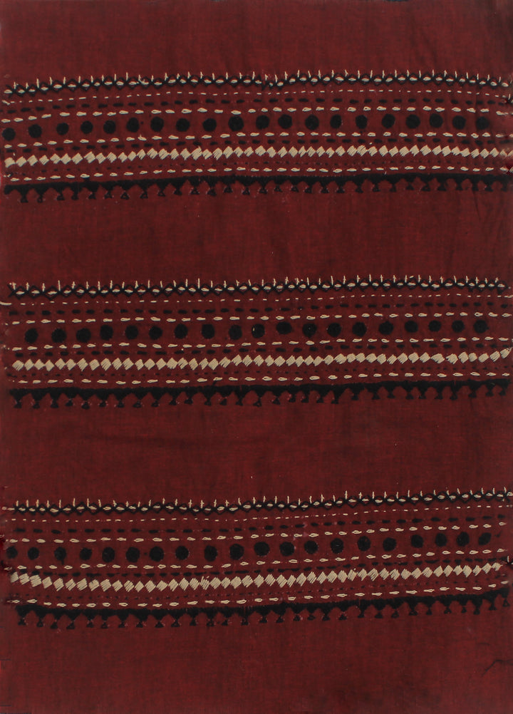 Geometeric Bands in Kashidakari Embroidery by Samjhau Devi Thumbnail