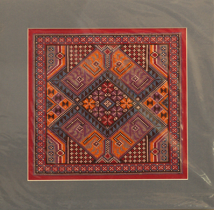 Geometric Diamond Composition in Jat Garaasiya Embroidery Thumbnail