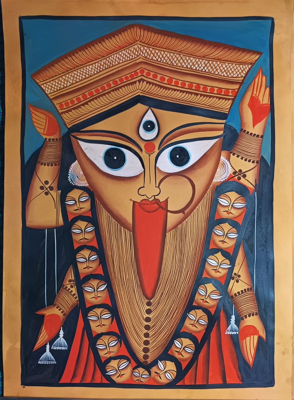 Goddess Kali in Kalighat by Sonali Chitrakar Thumbnail