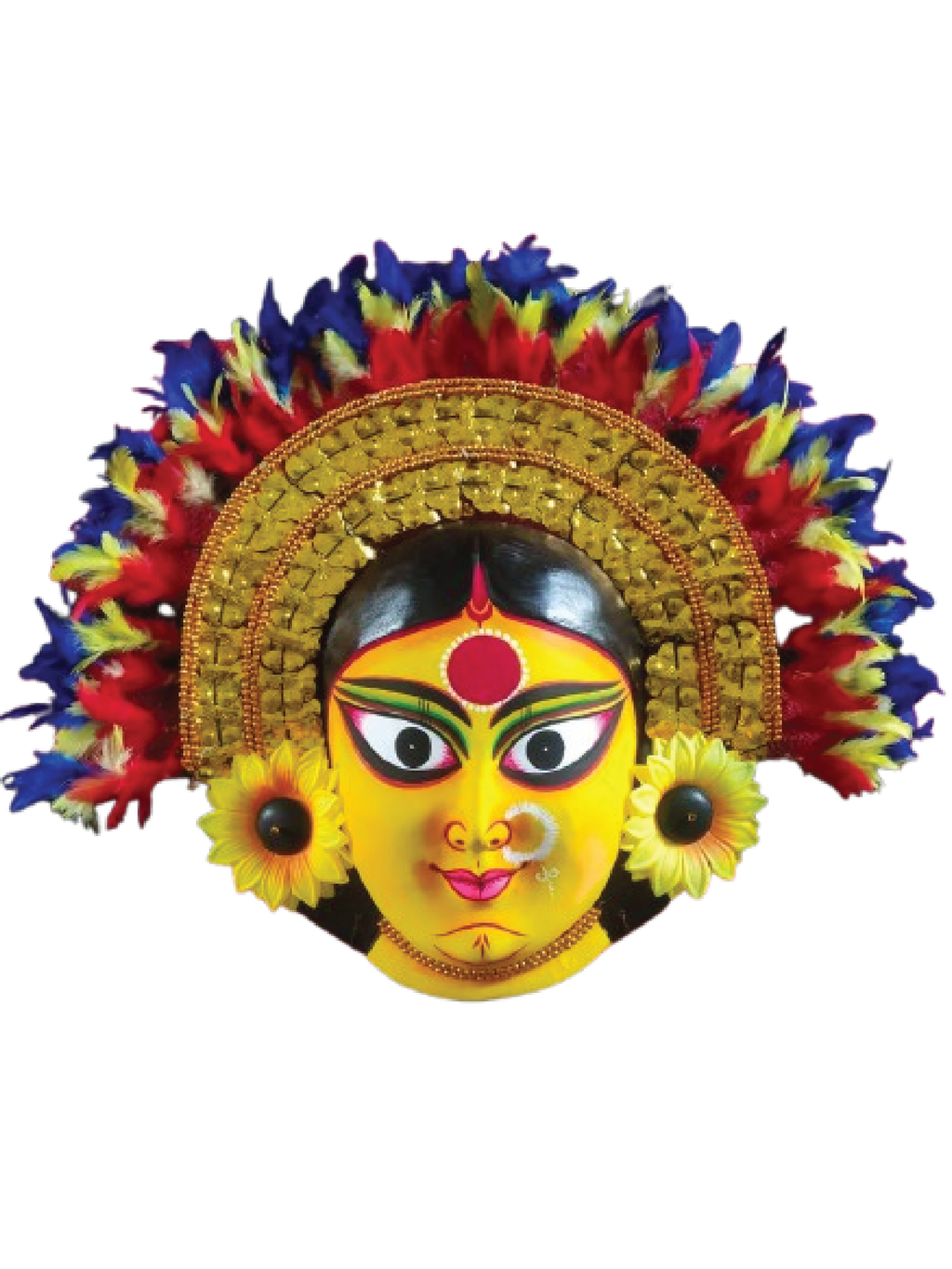 Goddess Parvati in Chhau Mask by Dharmendra Sutradhar Thumbnail