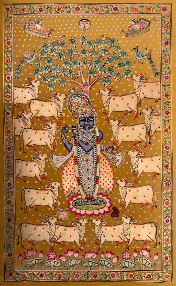 Gopashtami in Pichwai by Naveen Soni Thumbnail