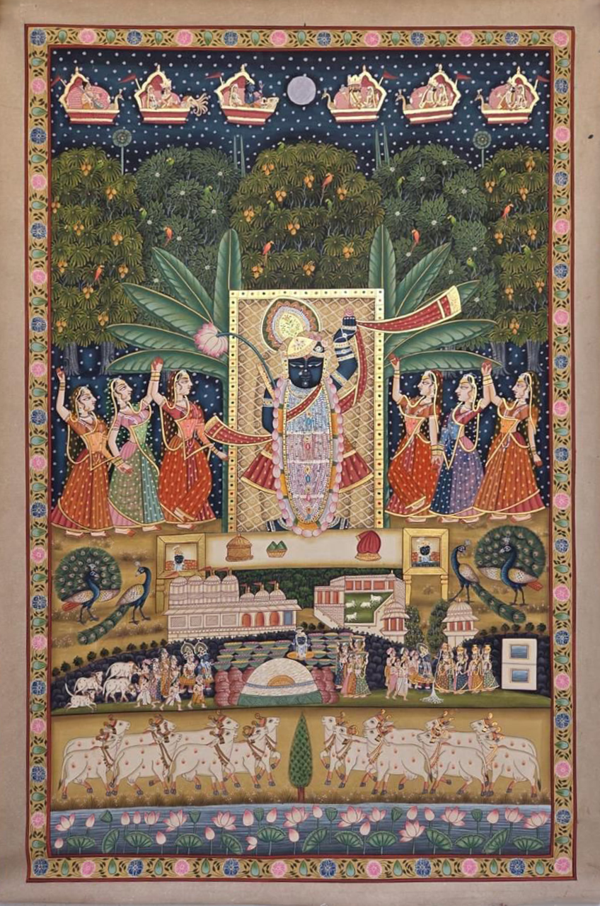 Govardhan puja in Pichwai by Shehzaad Ali Sherani Thumbnail