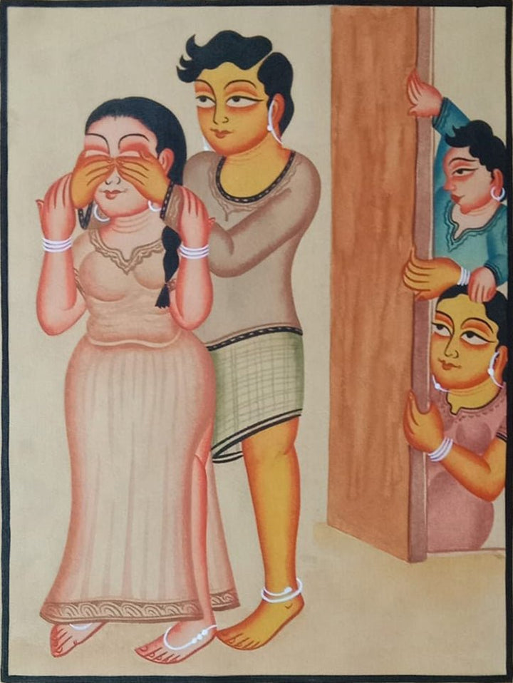 Hide and Seek in Kalighat By Bapi Chitrakar Thumbnail