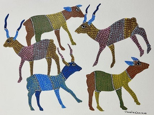 In Search in Gond by Gareeba Singh Tekam Thumbnail