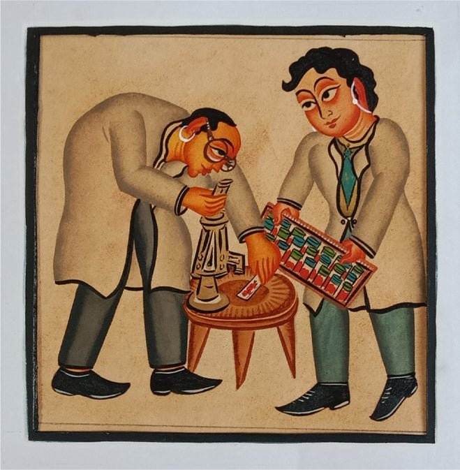 Innovation In Process: Scientists In Kalighat by Bapi Chitrakar Thumbnail