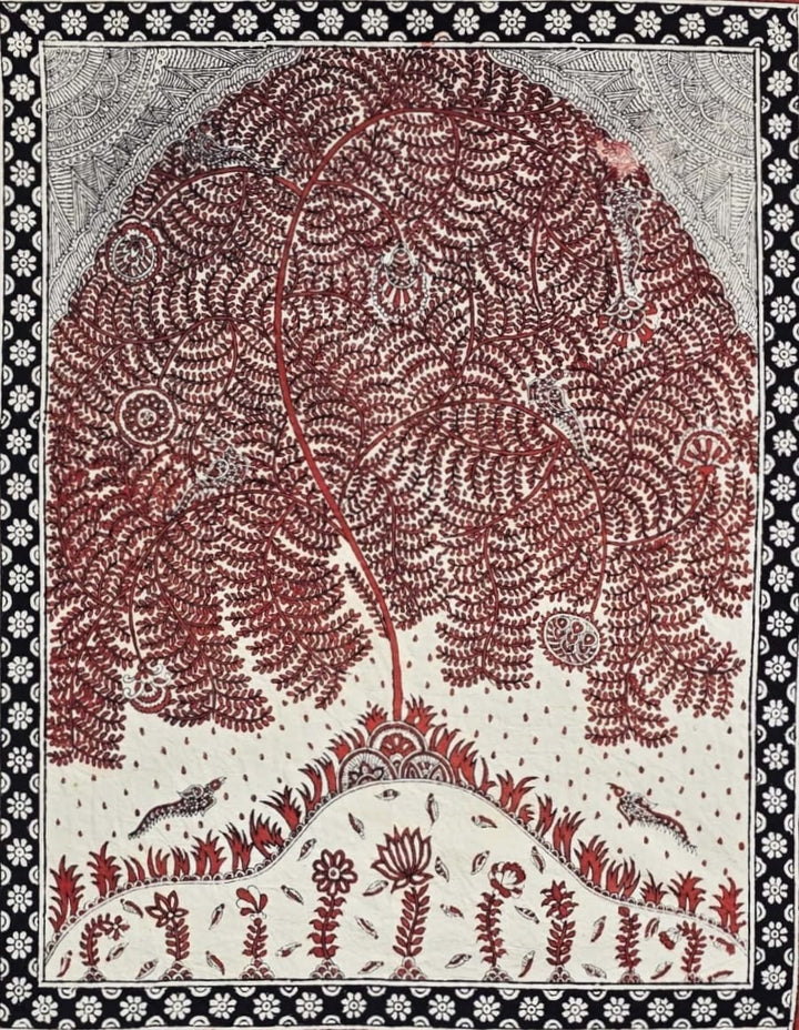 Interconnectedness: A Tree of Life in Mata Ni Pachedi By Vasant Manubhai Chitara Thumbnail