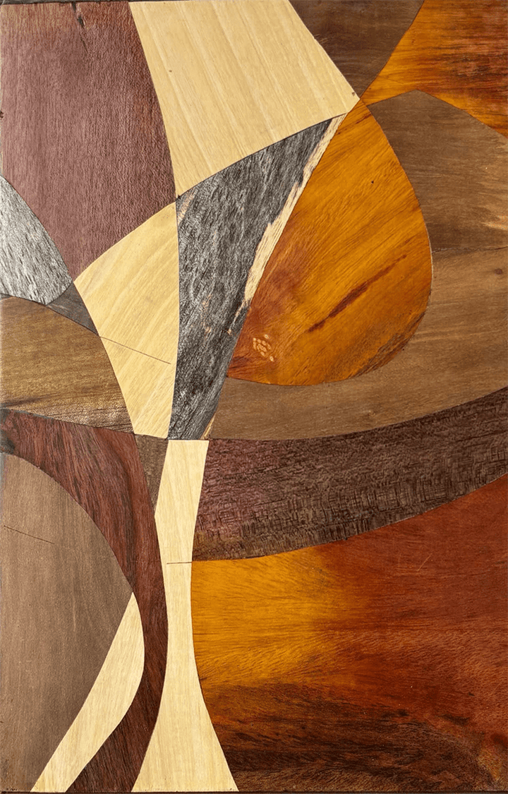 Interwoven Quiet in Abstract wood inlay by Mohan Kumar Thumbnail