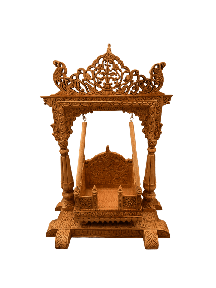 Kadam wood Laddu Gopal ji jhula by Om Prakash Thumbnail