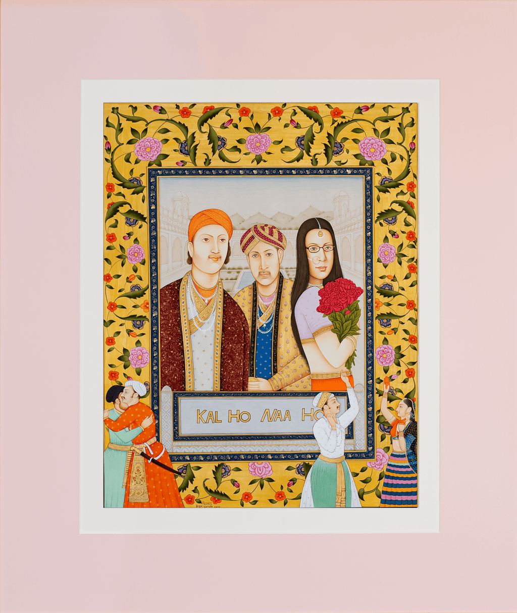 Kal Ho Na Ho in Mughal Miniature by Mohan Prajapati Thumbnail