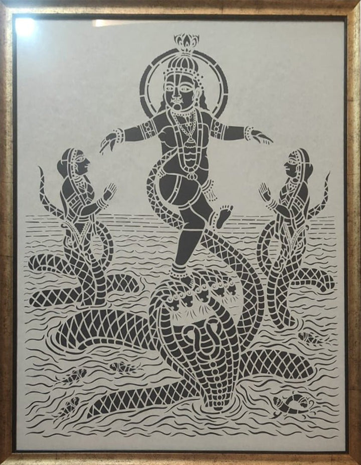 Kaliya Mardan in Sanjhi by Ashutosh Verma Thumbnail