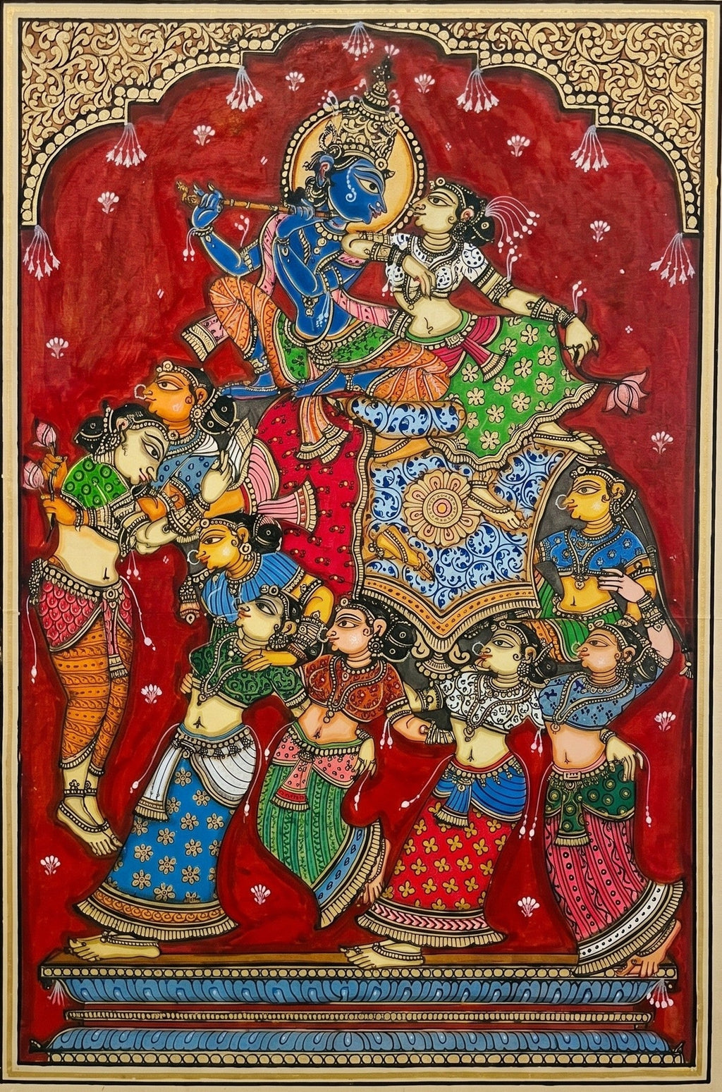 Kandarpa Hasti in Pattachitra by Pravat Maharana Thumbnail