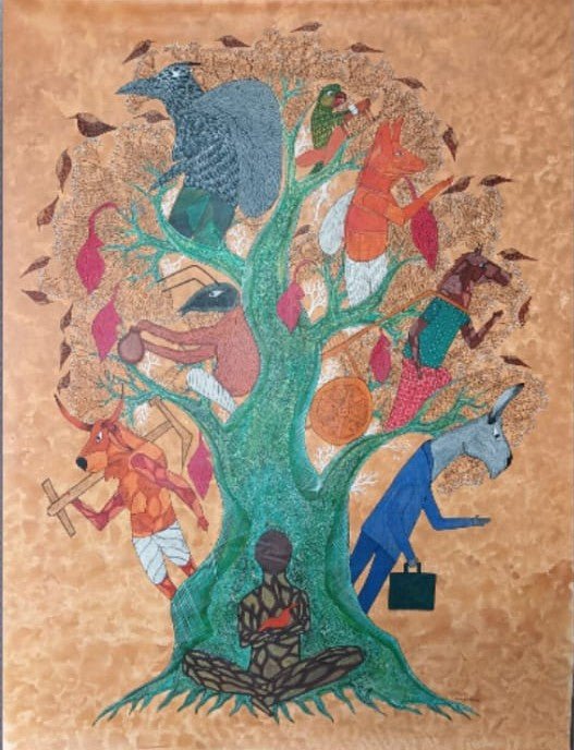 Labour of Living in Gond by Sandeep Dhurve Thumbnail