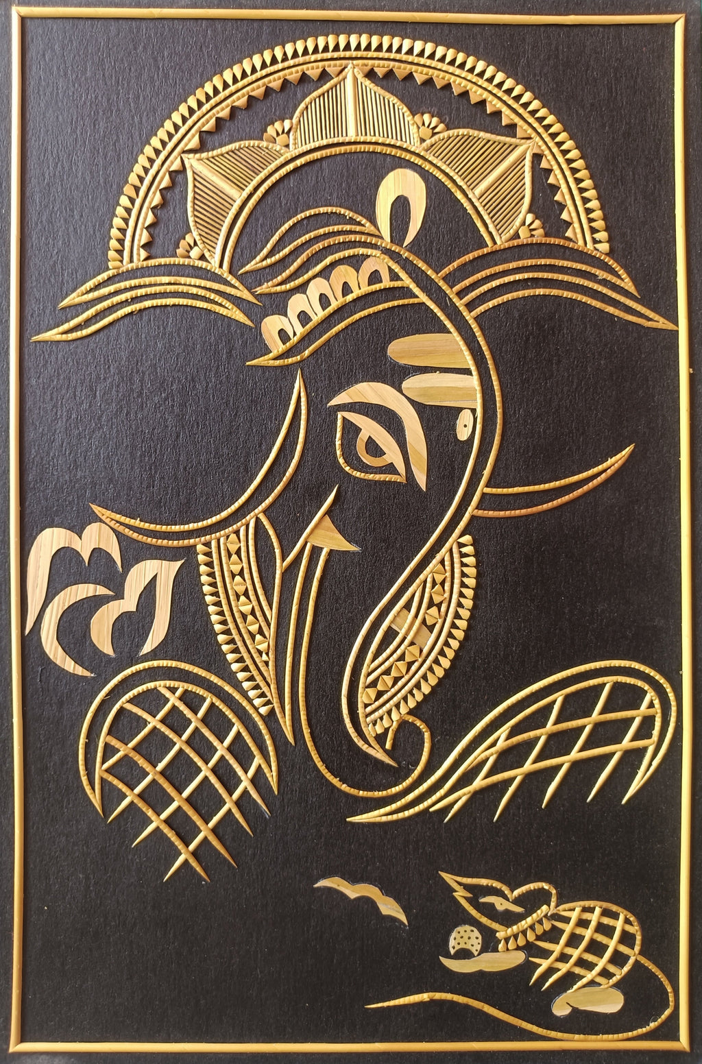 Lord Ganesha in Sikki Grass Work by Suraj Kumar Sahu Thumbnail
