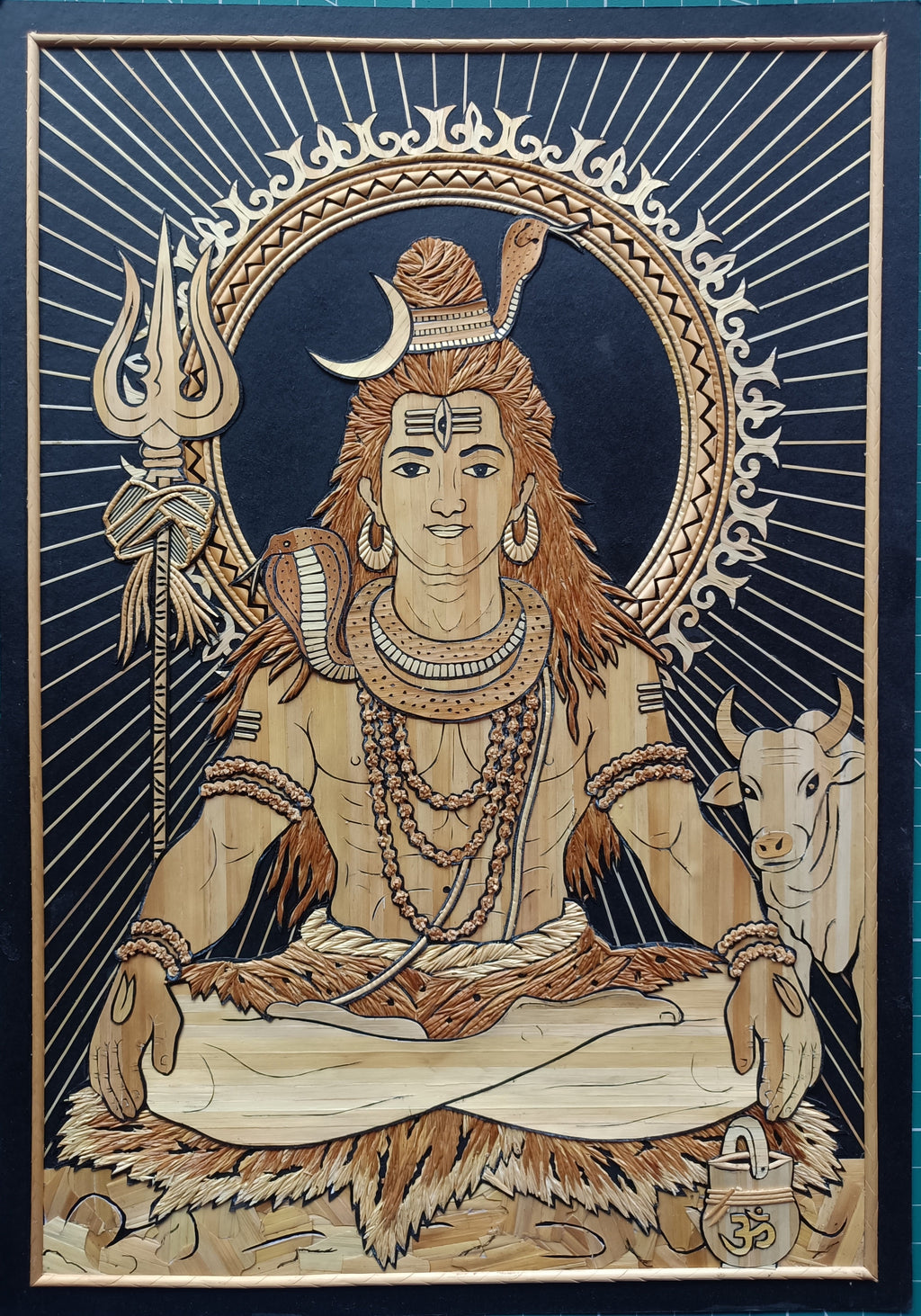 Lord Shiva in Sikki Grass Work by Suraj Kumar Sahu Thumbnail