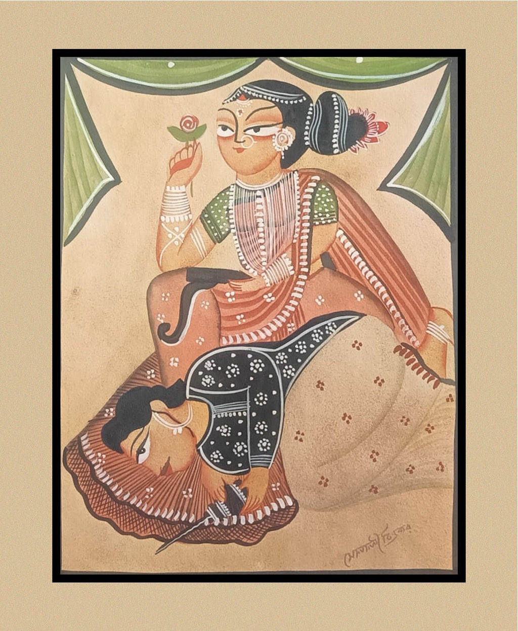 Lovers in Kalighat by Sonali Chitrakar Thumbnail