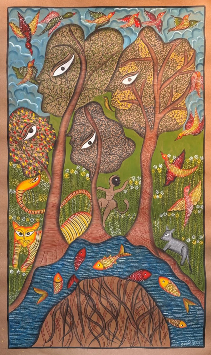 Magic of the Wild in Kalighat by Sonali Chitrakar Thumbnail