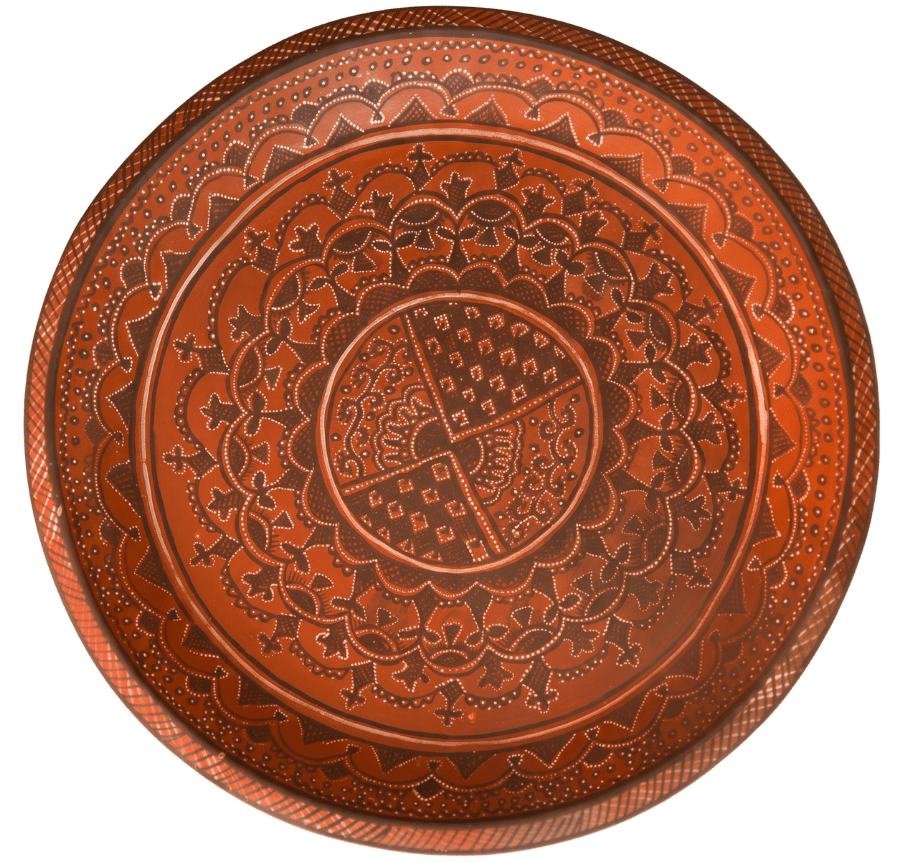 Mandala Plate in Khavda Pottery by Abdul Kumbhar Thumbnail