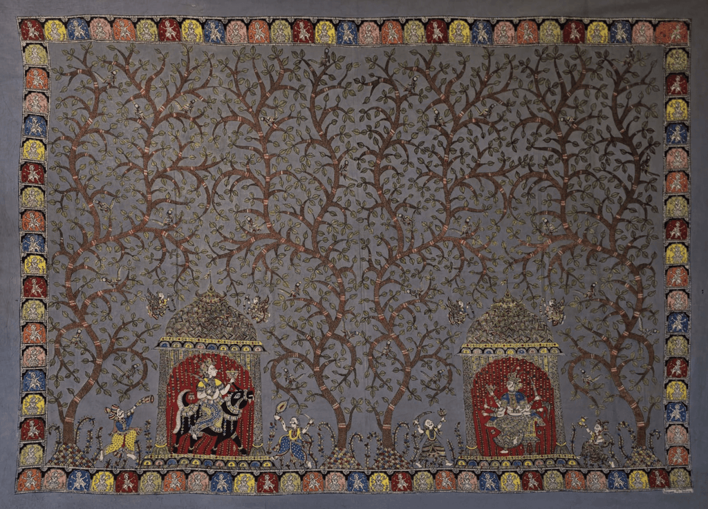 Meldi Mata and Jogni Mata in Mata ni Pachedi by Vasant Manubhai Chittara Thumbnail