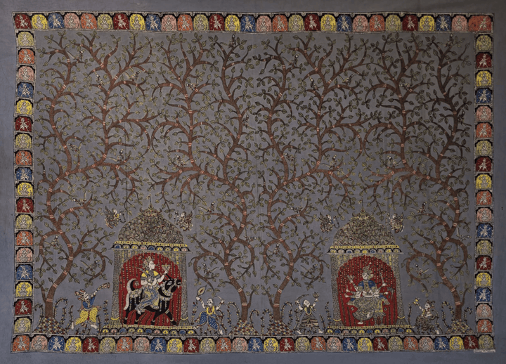 Meldi Mata and Jogni Mata in Mata ni Pachedi by Vasant Manubhai Chittara Thumbnail